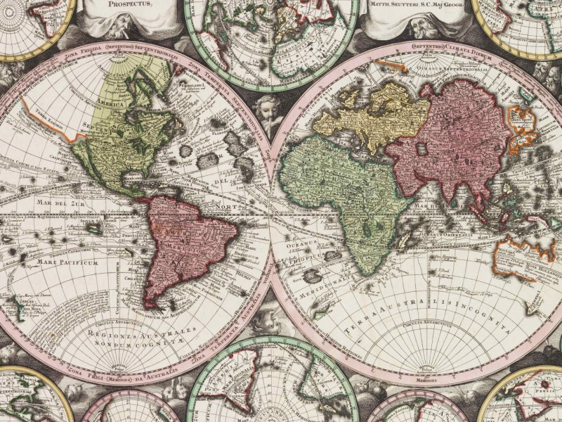 peta geografi abad ke 19